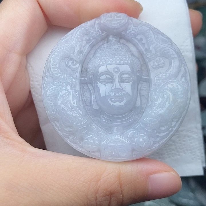 翡翠未镶嵌颈饰翡翠双面