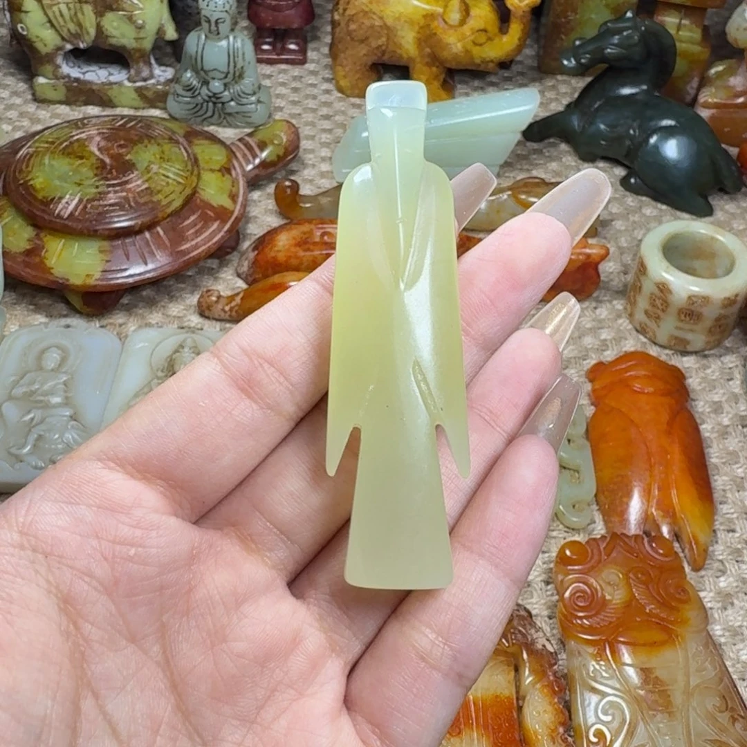 吊坠白玉菩提挂件
