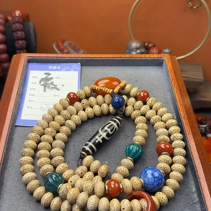 吊坠星月菩提脖挂