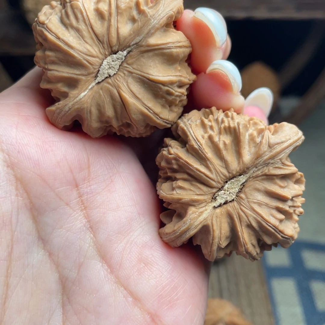 吊坠文玩核桃42卡姿兰大眼白狮子