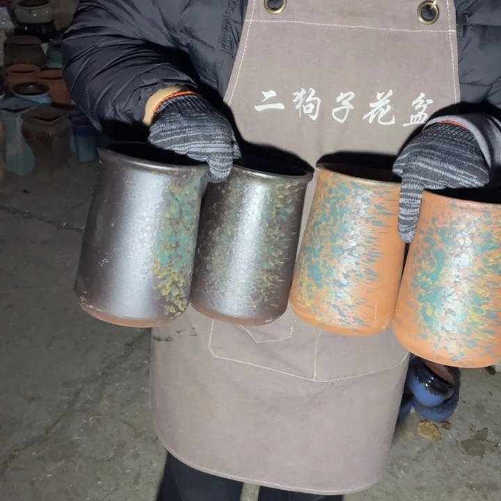 花盆紫砂口12高18正品正品