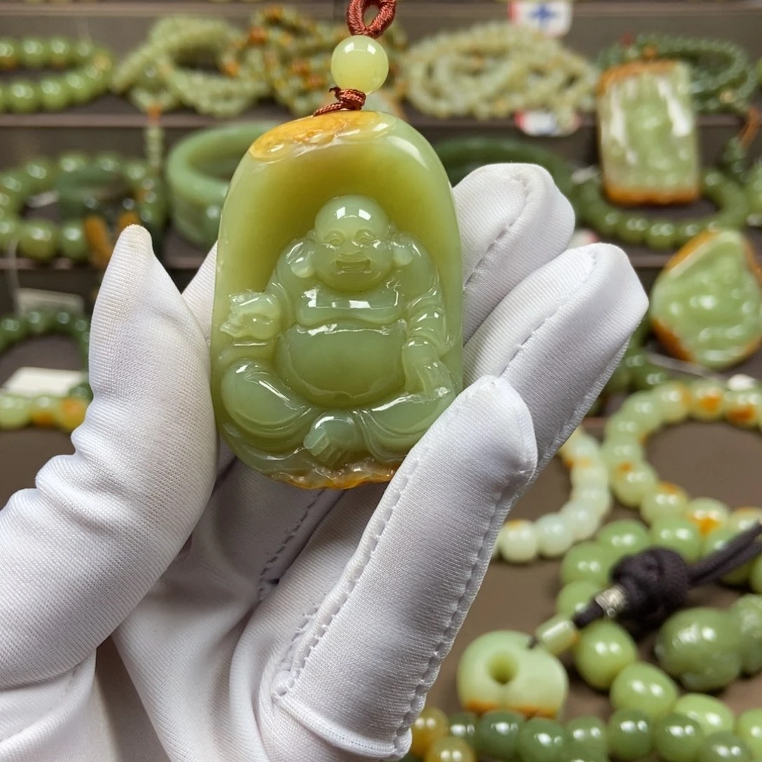 透闪石质玉颈饰未镶嵌汉*哥