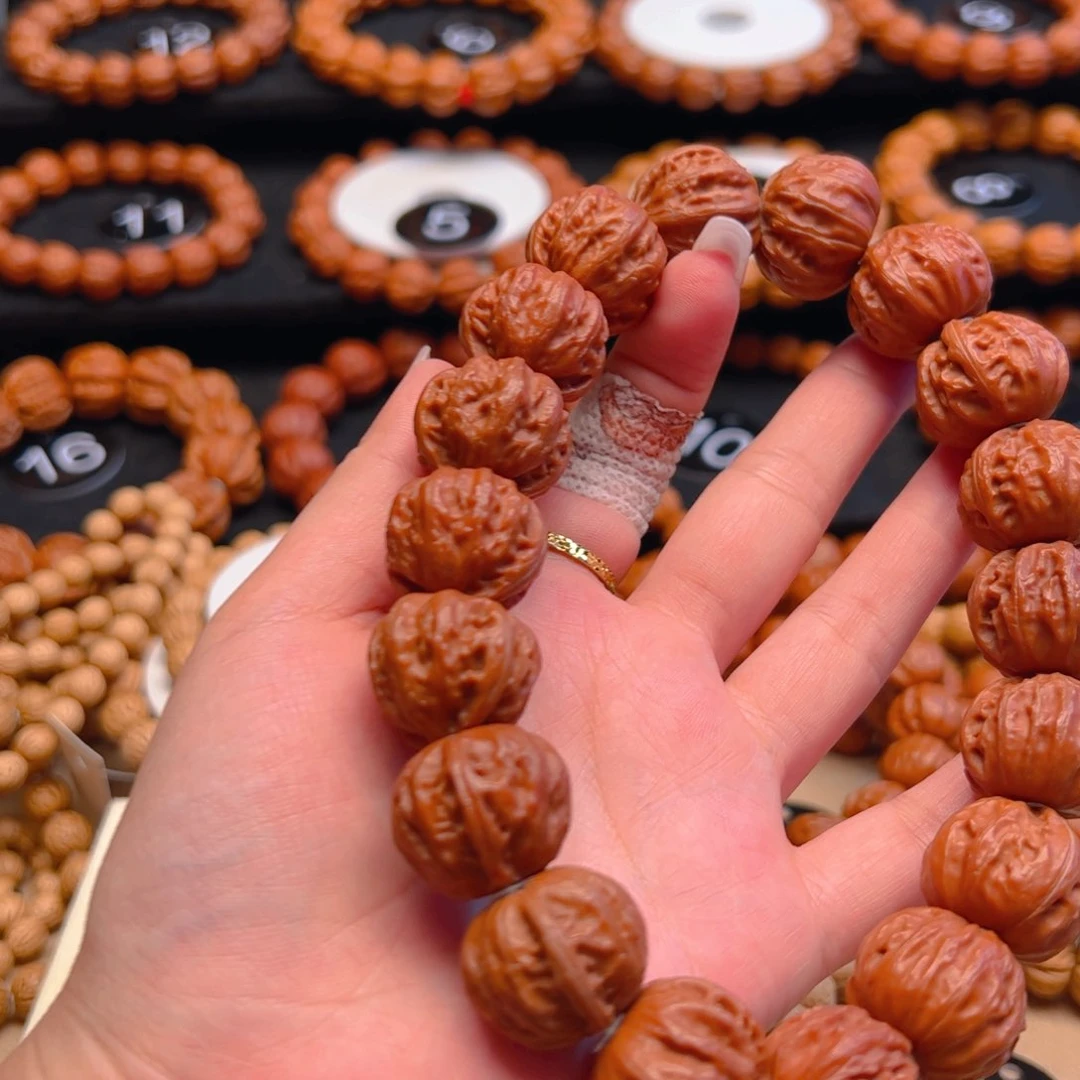 文玩核桃手串门头沟粗筋