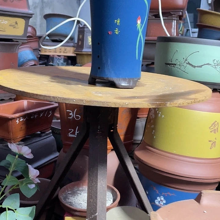 一念花开蓝色小花盆紫砂花盆