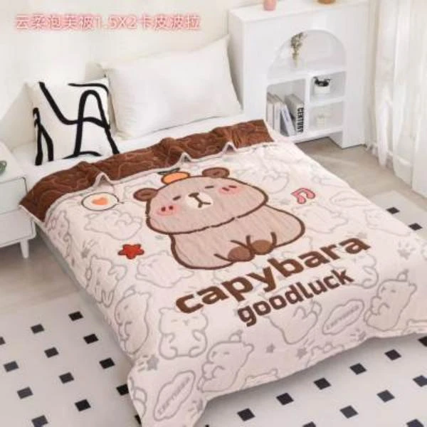 【卡皮波拉】泡芙被150cm*200cm 多功能轻奢超柔轻奢纱布泡芙被