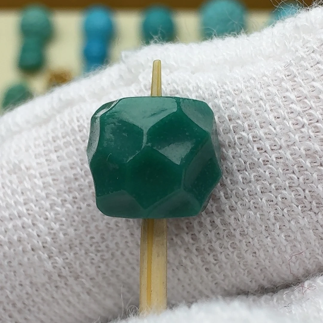 绿松石未镶嵌直切无相8