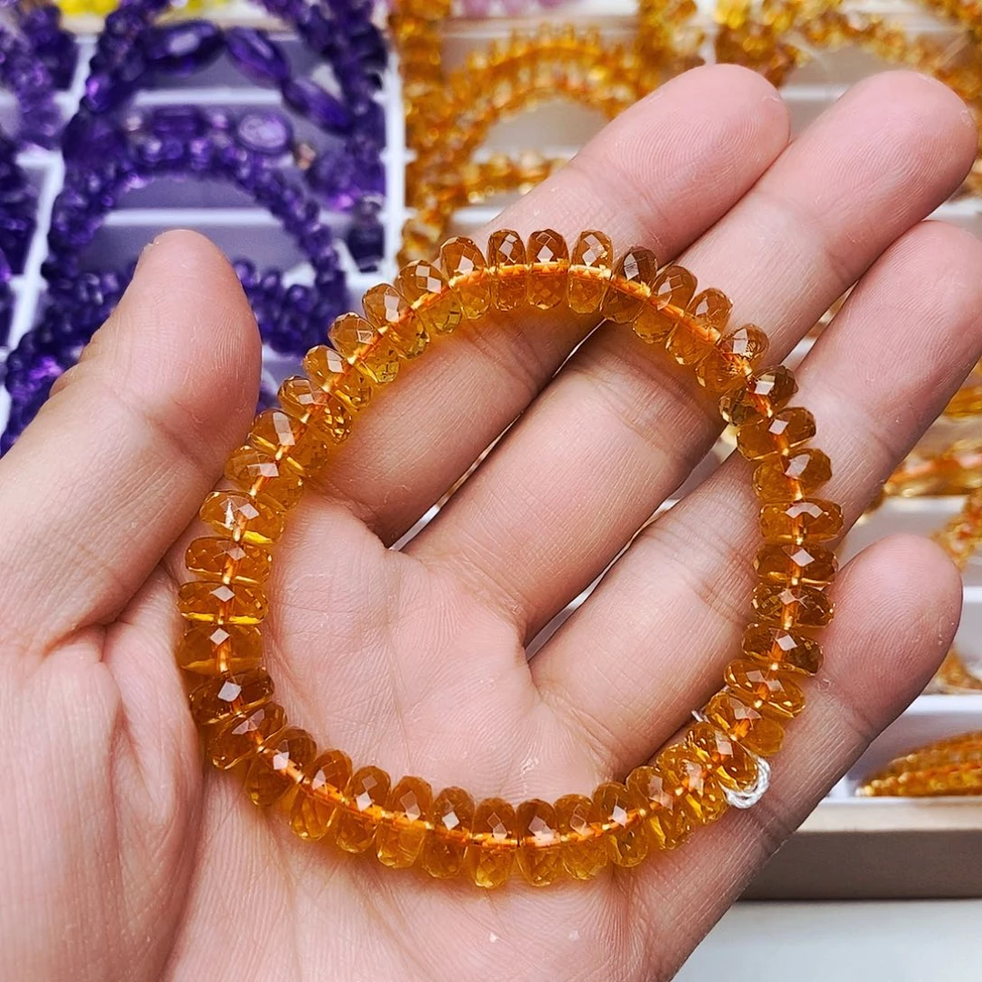 水晶手串未镶嵌天然