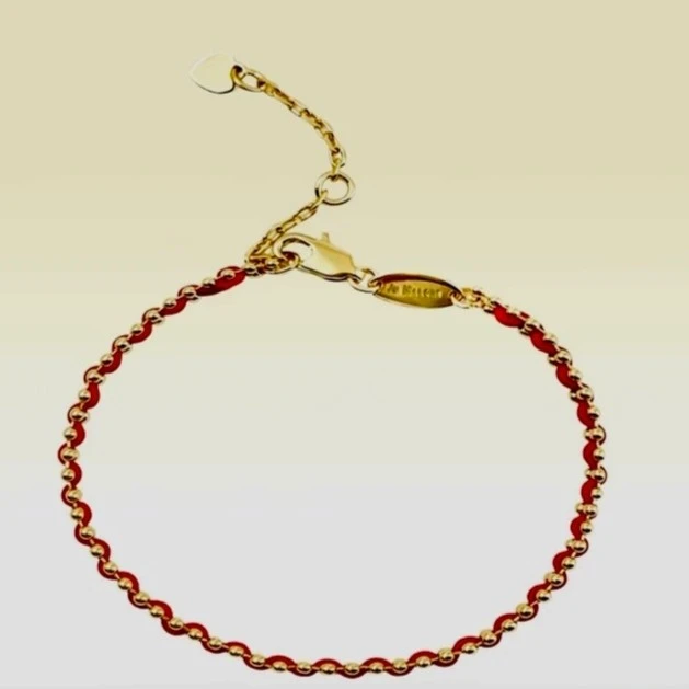 钛钢手链 新中式编制精致红绳手链