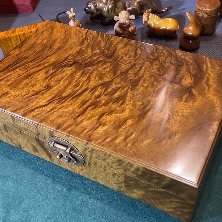 四***司金丝楠阴沉木 首饰盒