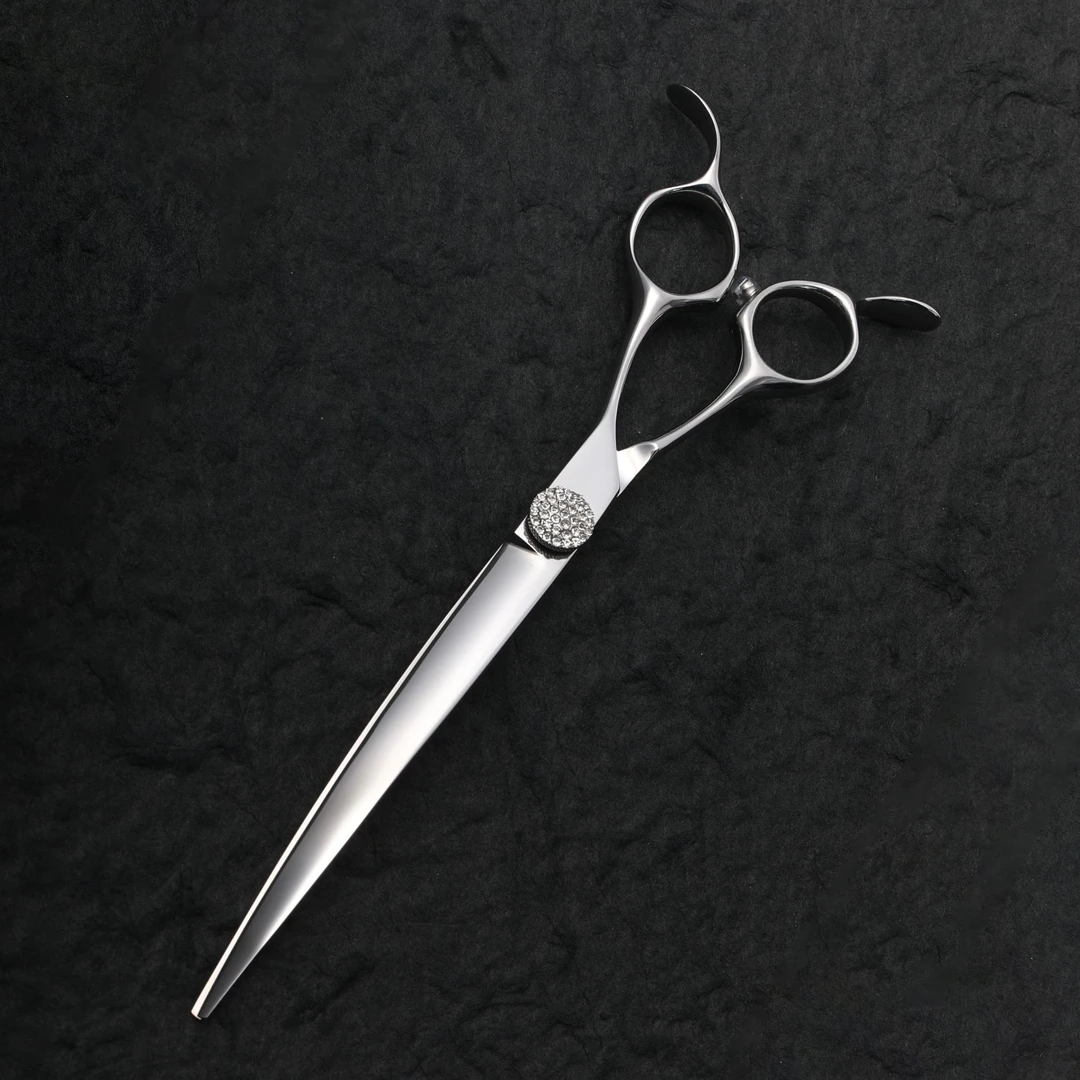 新宠专业宠物剪Vg10大弯剪8寸