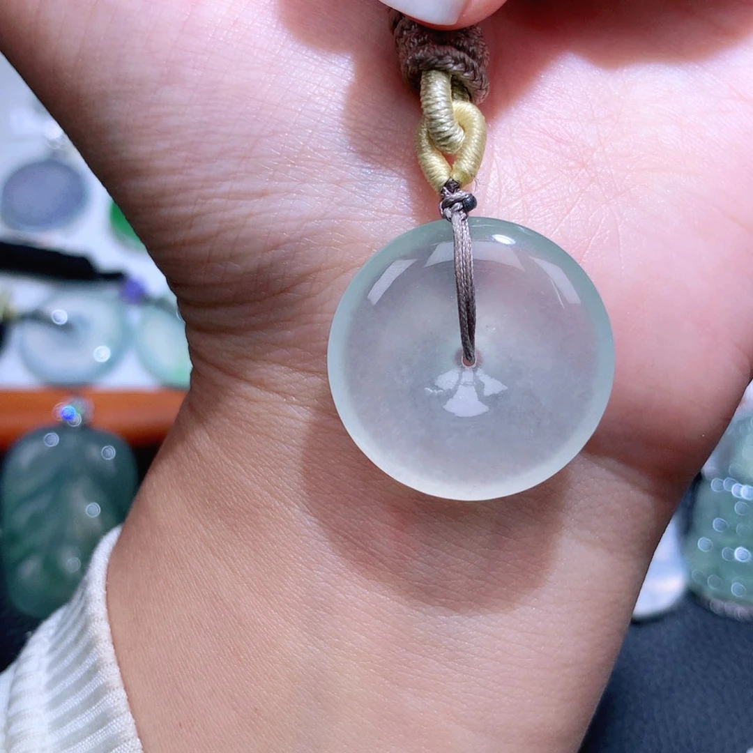 颈饰未镶嵌翡翠扣子