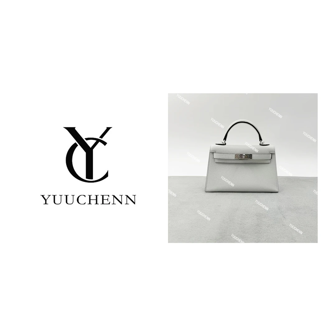 YUUCHENN【kelly】19cm原创设计高定真皮包 HH6925