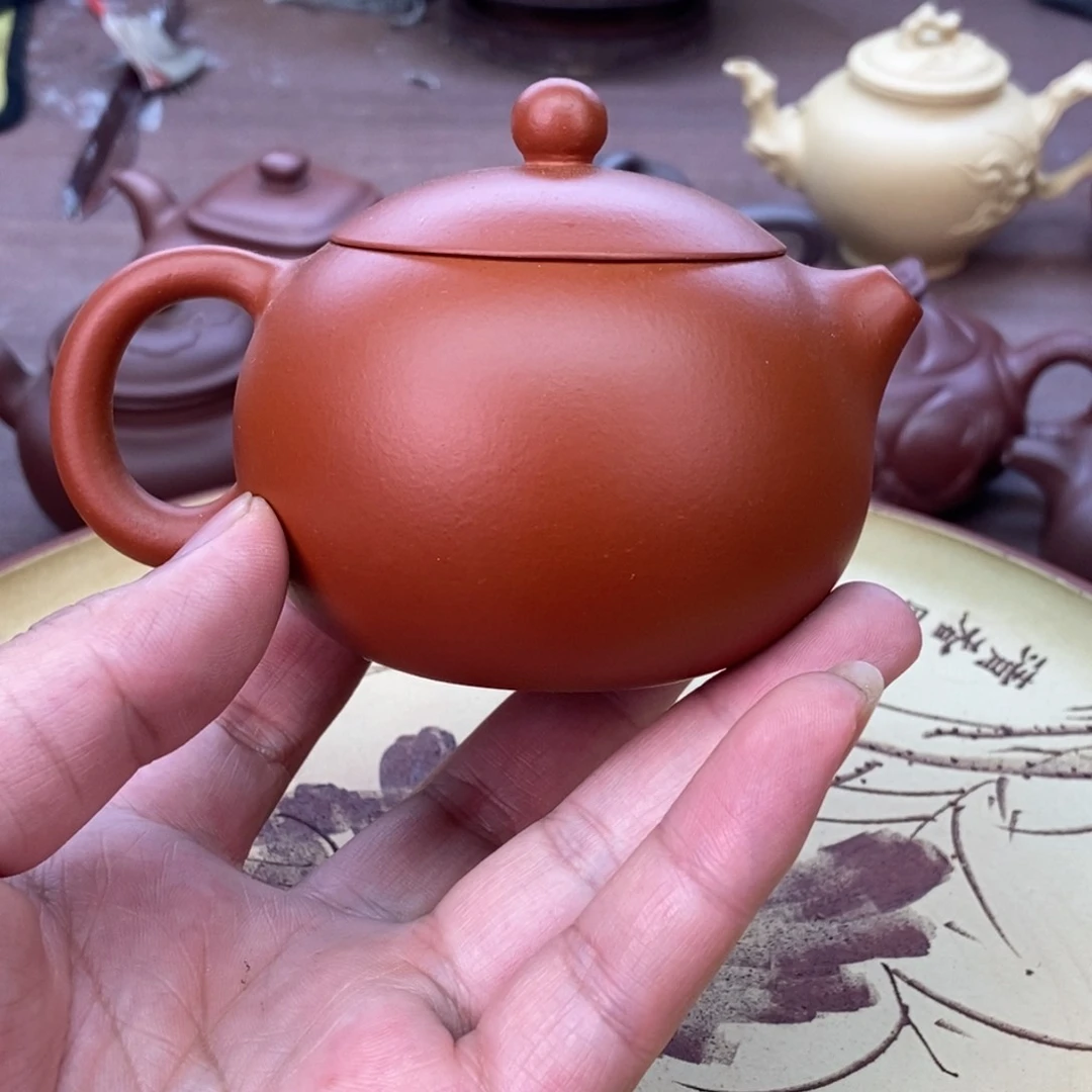 茶壶紫砂赵庄朱泥容量220