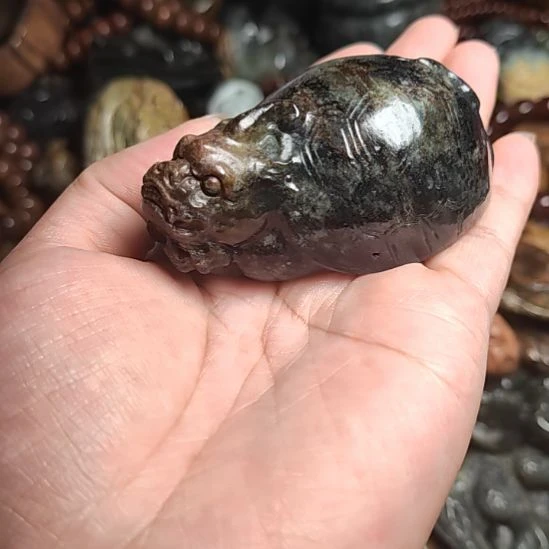 岫岩河磨玉（透闪石质玉）未镶嵌挂件