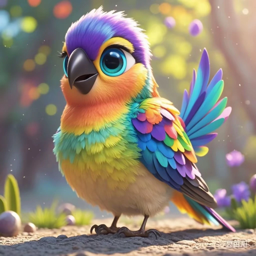 亲人粘人可爱活体鹦鹉