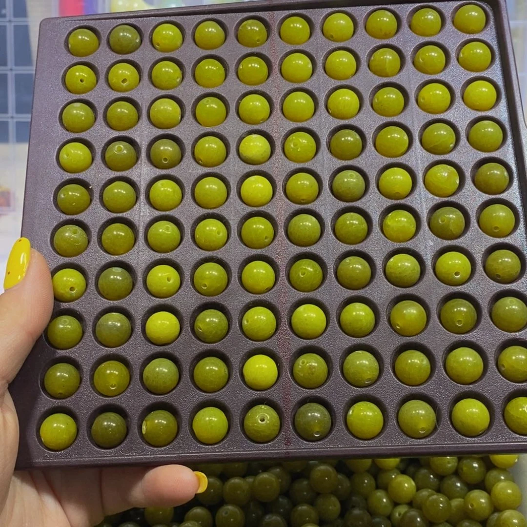 蛇纹石玉未镶嵌毛衣链332