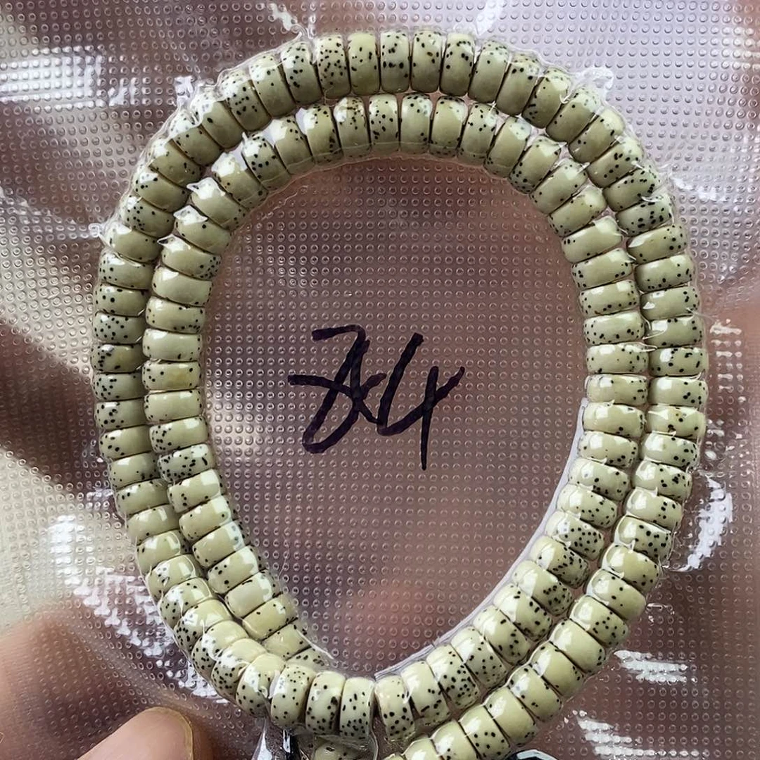 星月菩提吊坠84半壁留白，120颗，微氧化
