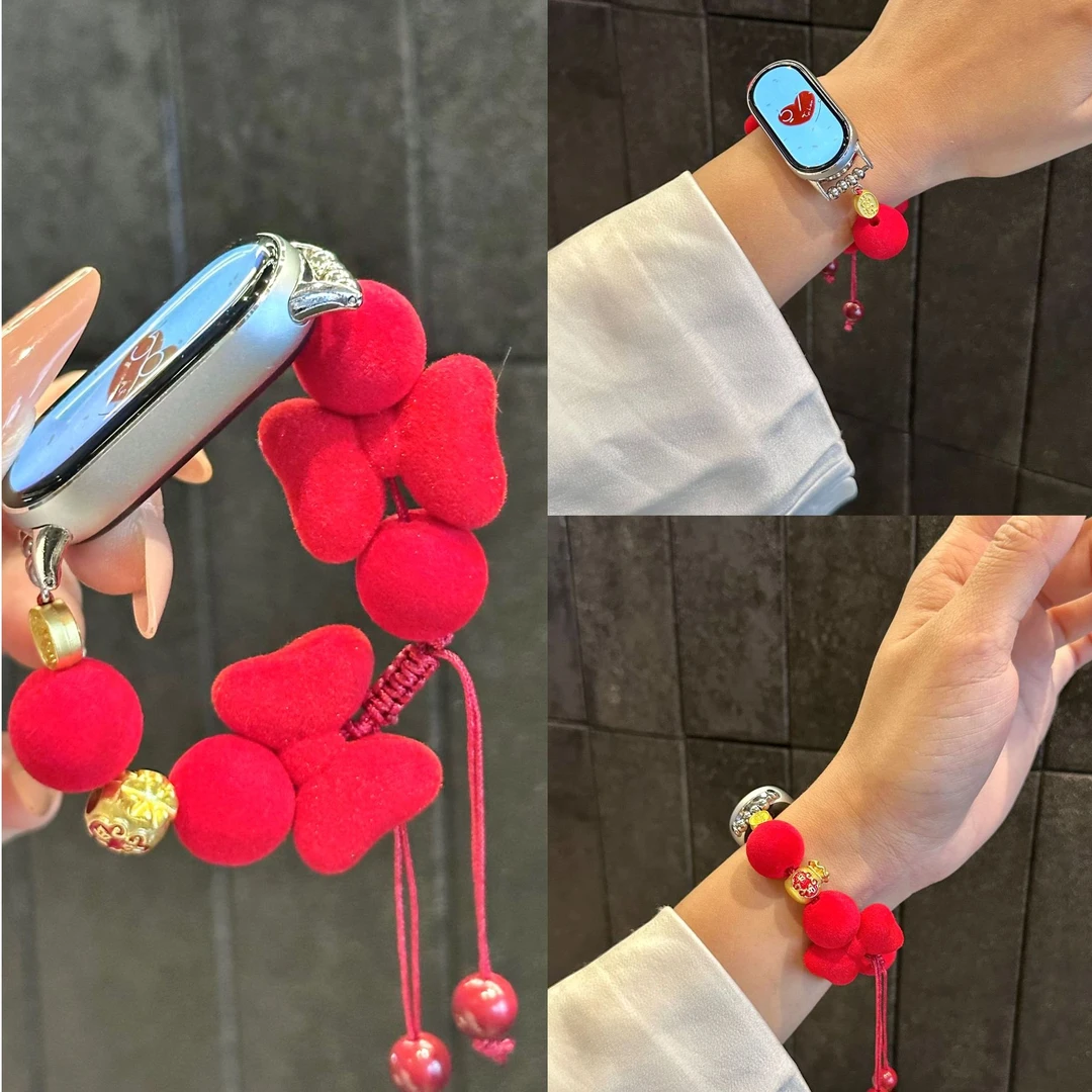 瑞馨宜适用小米手环10表带9/9Pro手环8Pro表带新款华为10抽拉绳女