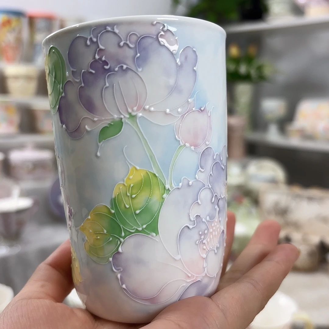 手绘创意高温釉下彩陶瓷
