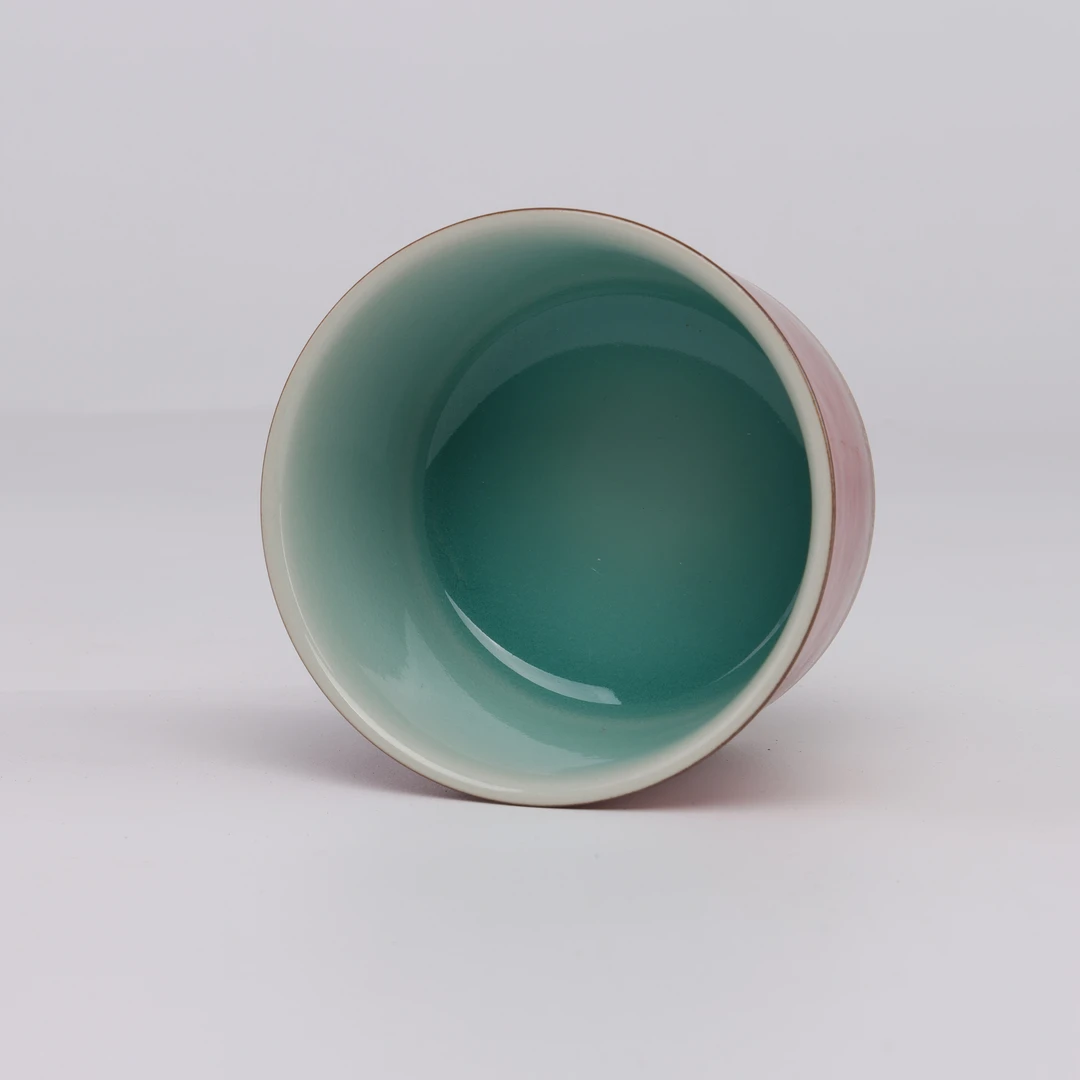 梵山暮云 故宫红 粉青 容天杯 150cc st