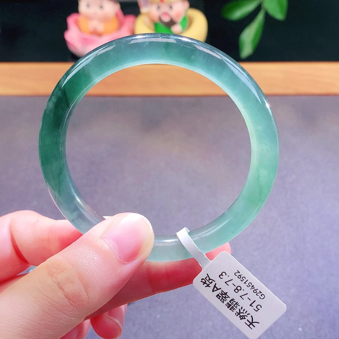 翡翠未镶嵌手镯天然翡翠
