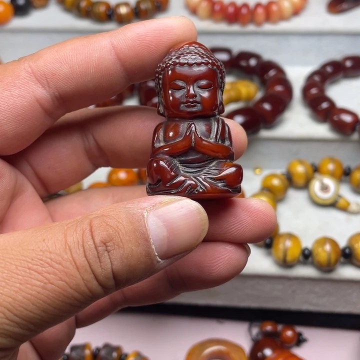 牦牛角吊坠送绳子