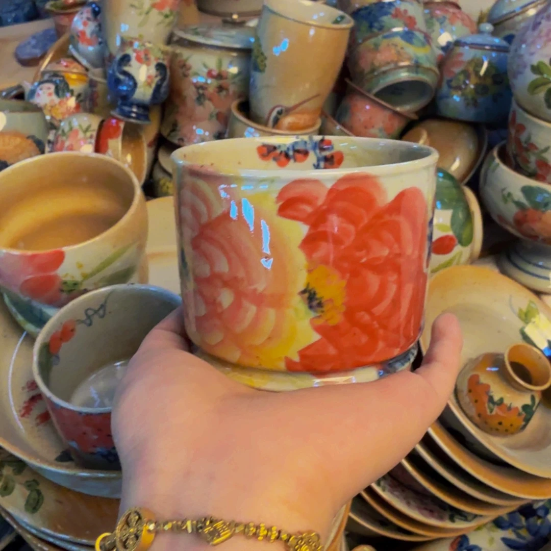 瓷片景德镇陶瓷手工手绘