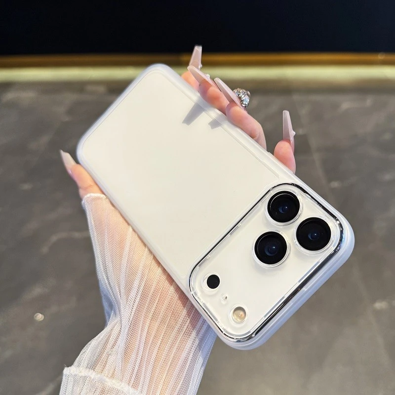 适用苹果17promax手机壳超薄自带镜头膜iPhone17pro简约17Air防摔