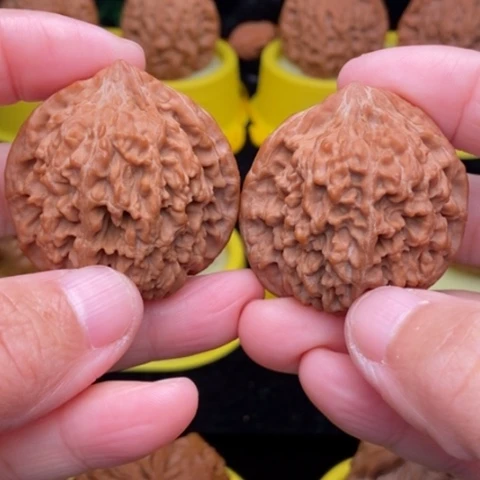 吊坠文玩核桃百花山42全品