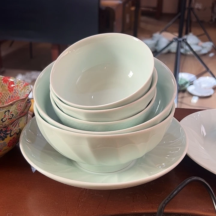 瓷景德镇秋画扇001