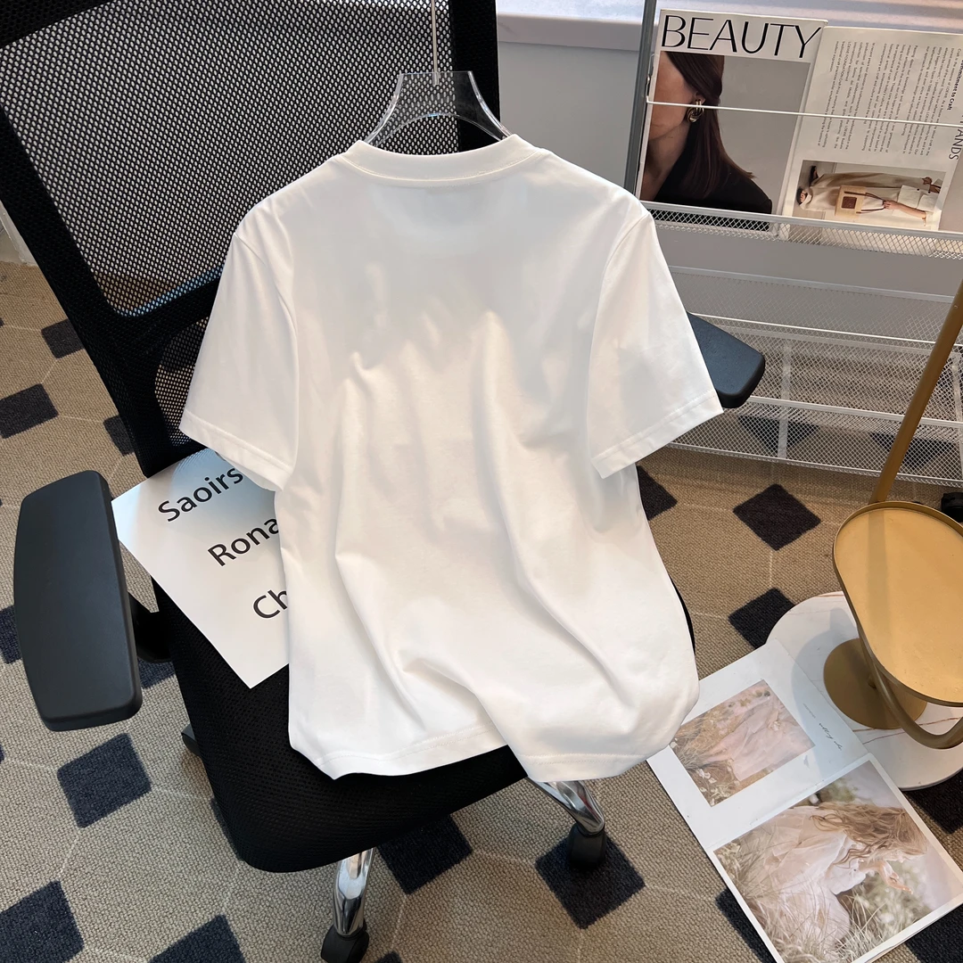 【300-350】2025宽松经典男女同款休闲短袖