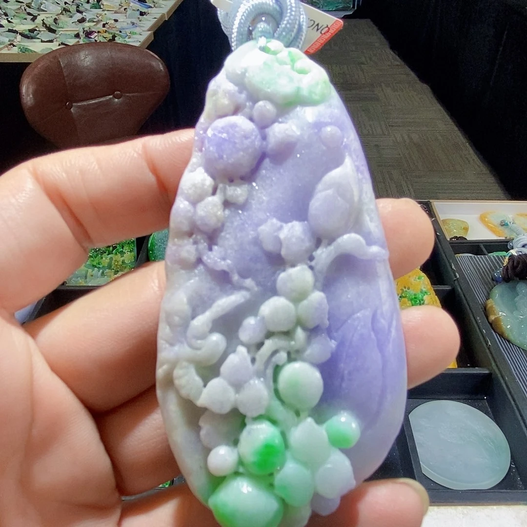 颈饰未镶嵌翡翠翡翠