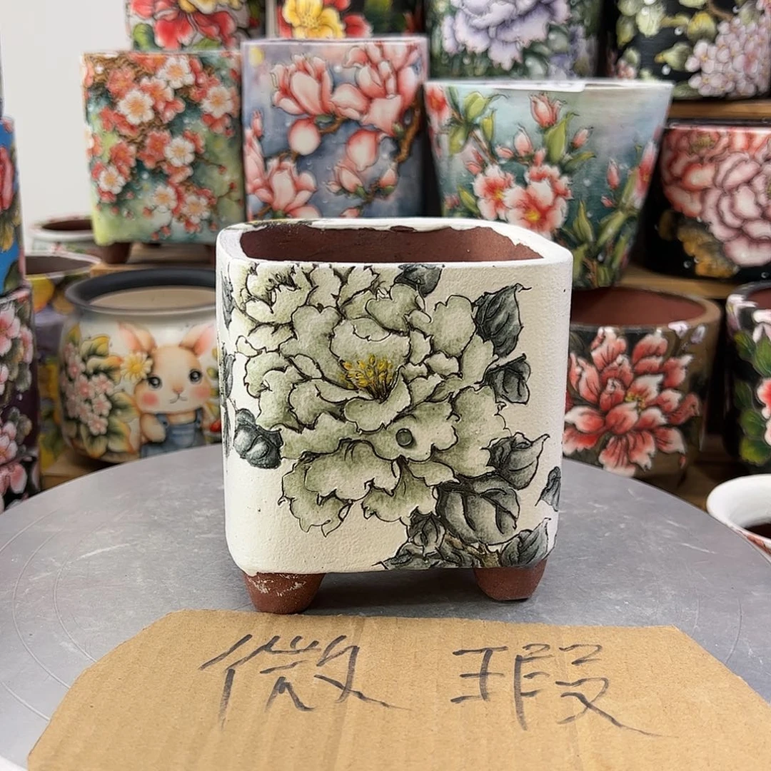 景德镇陶瓷花盆景德镇陶瓷花盆