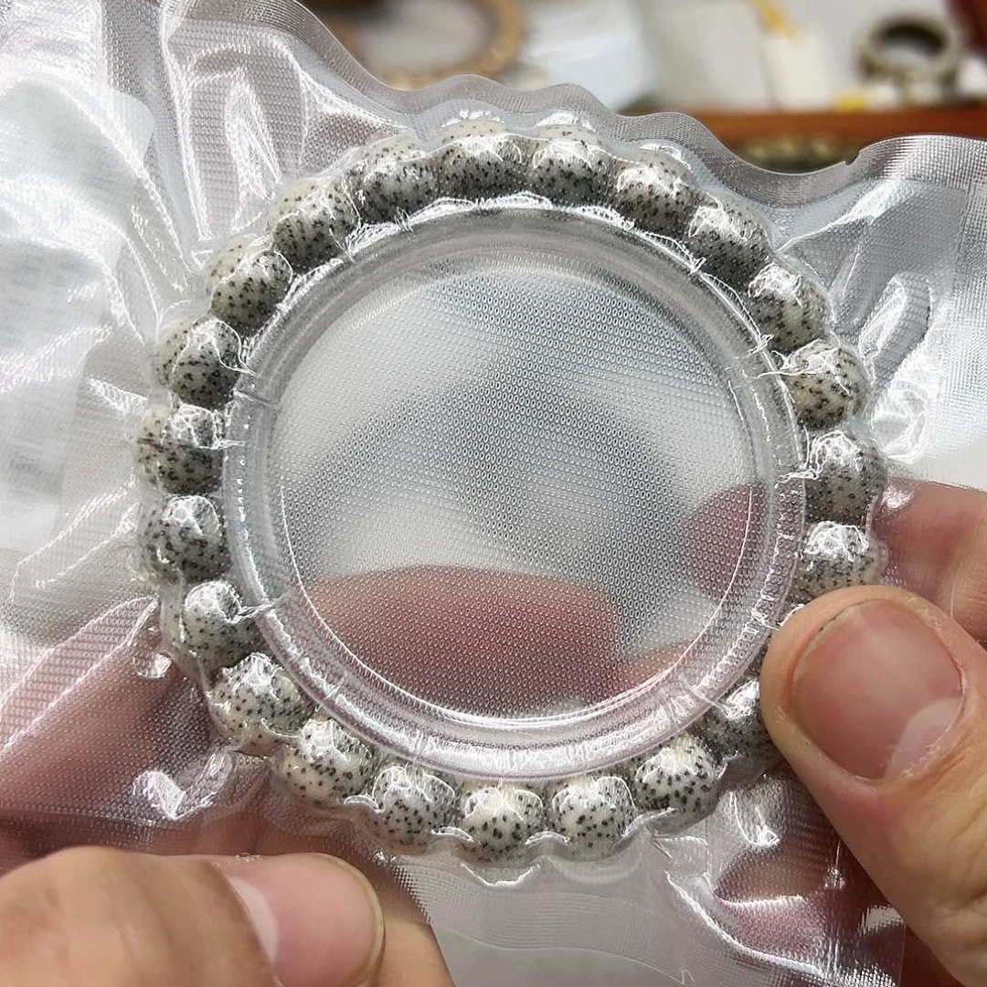 星月菩提手串6练手糯冰石玉星月菩提单圈10