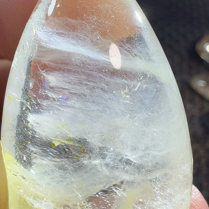 扶***木颈饰未镶嵌发晶我
