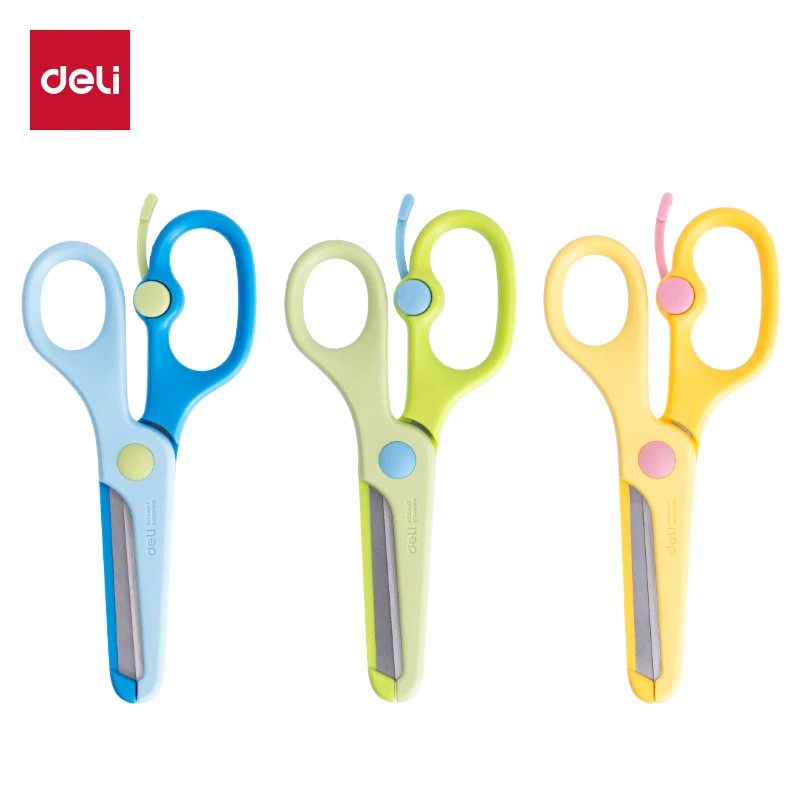 得力6024学生剪刀((把)