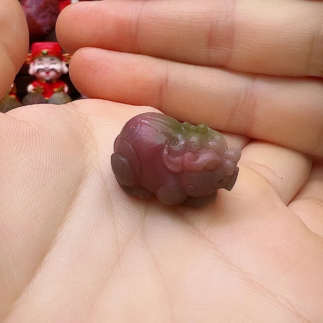 定制石英质玉盐源未镶嵌玫**子