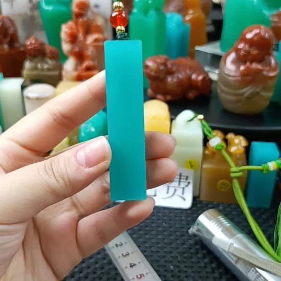 印石寿山石天青冻