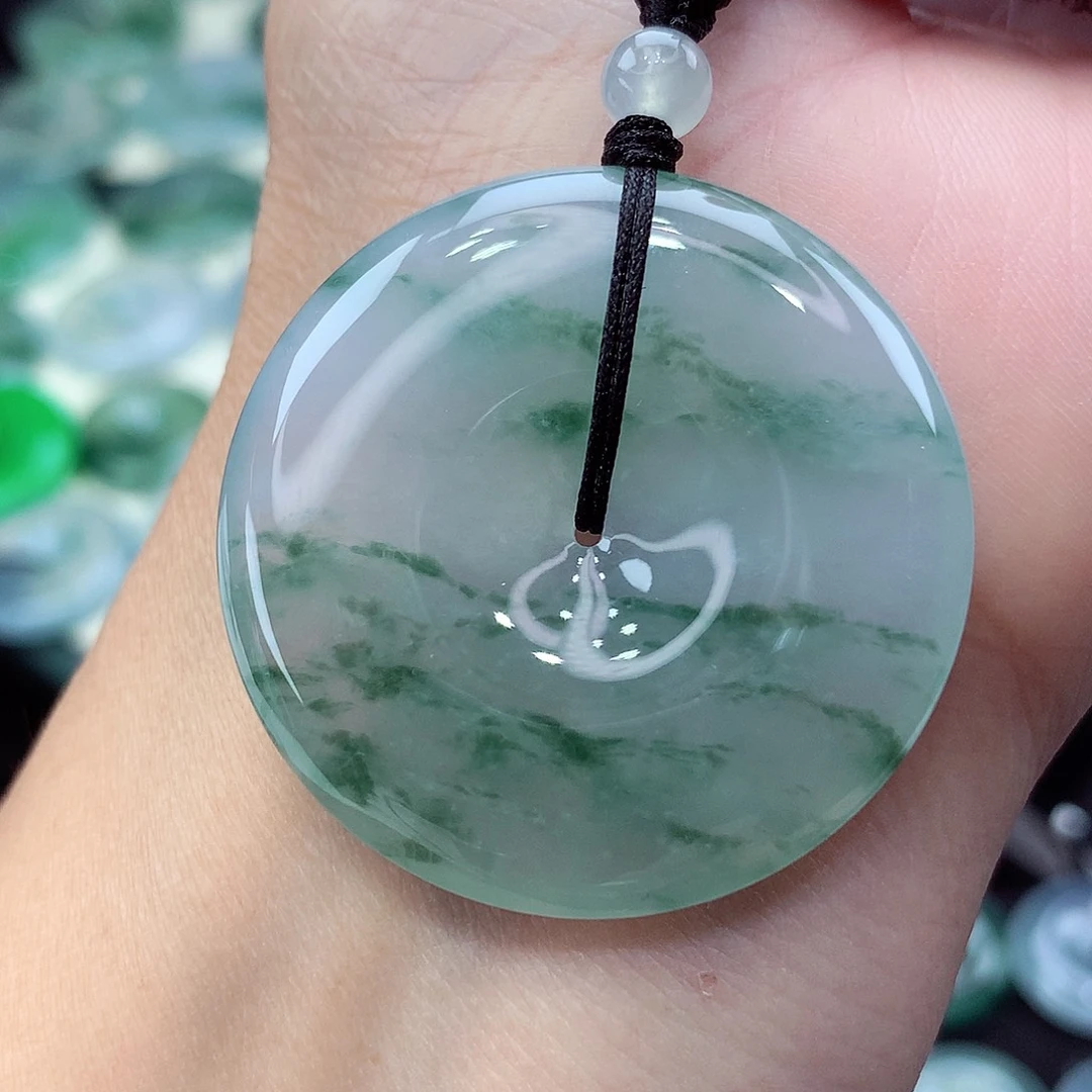 颈饰未镶嵌翡翠编号25尺寸37.9-6.5