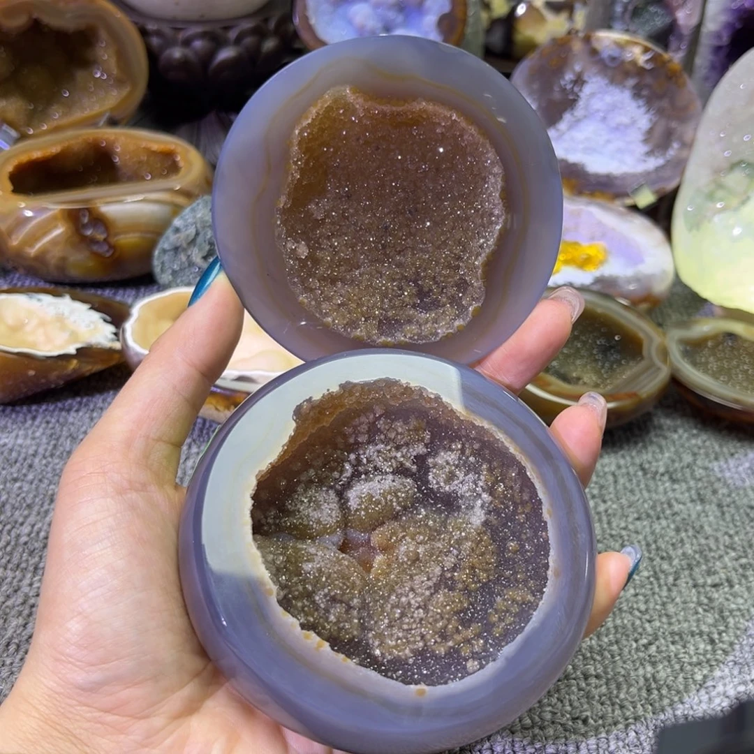 摆件紫晶未镶嵌聚宝盆