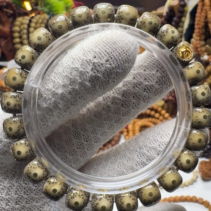 手串星月菩提5号车尺寸9.8石玉满天星单圈