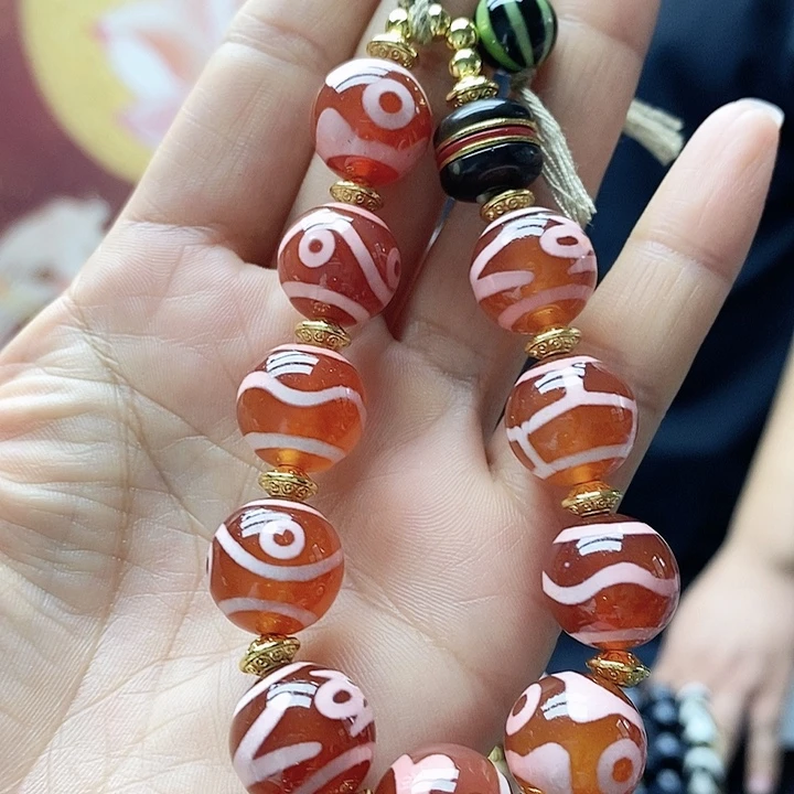 玛瑙/玉髓颈饰合金