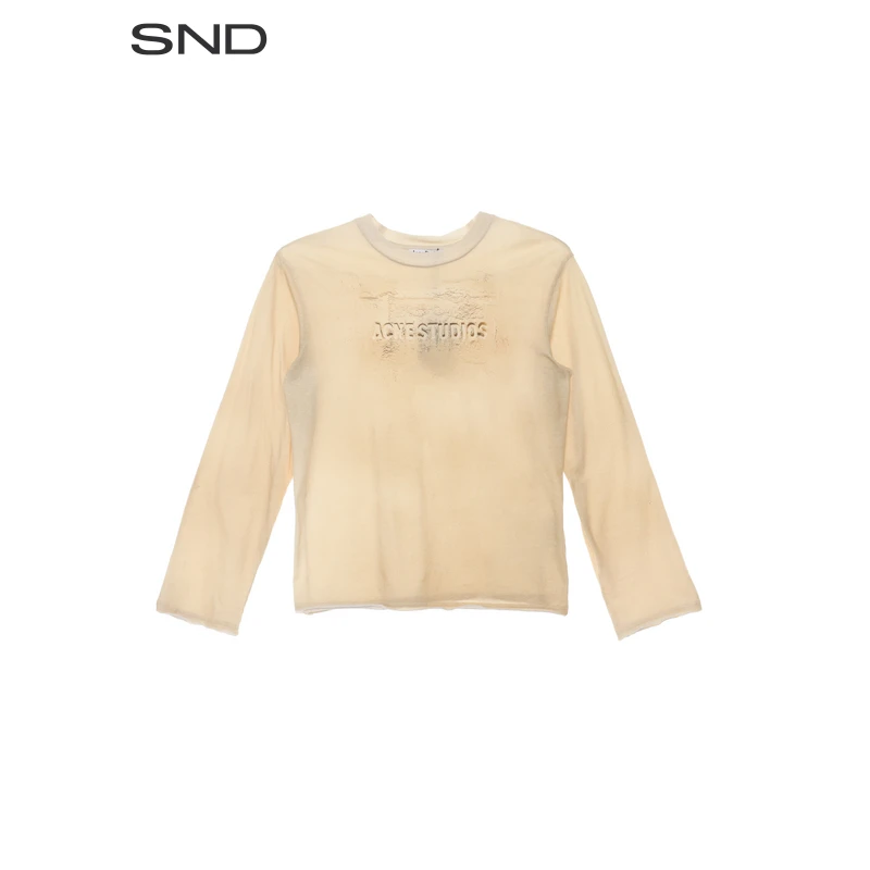 【SNDACNE 设计师品牌】SND PF25 简约宽松T恤