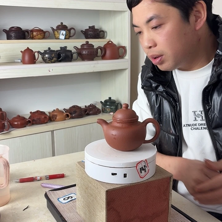 紫砂茶壶宜兴原矿紫砂茶壶容量200cc