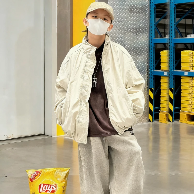 5516冬季男童加绒夹棉韩版外套