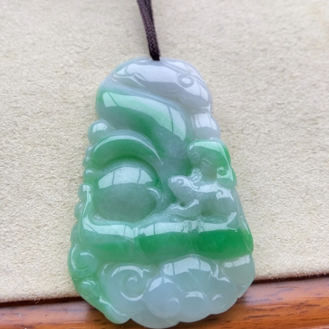 翡翠未镶嵌颈饰吊坠8