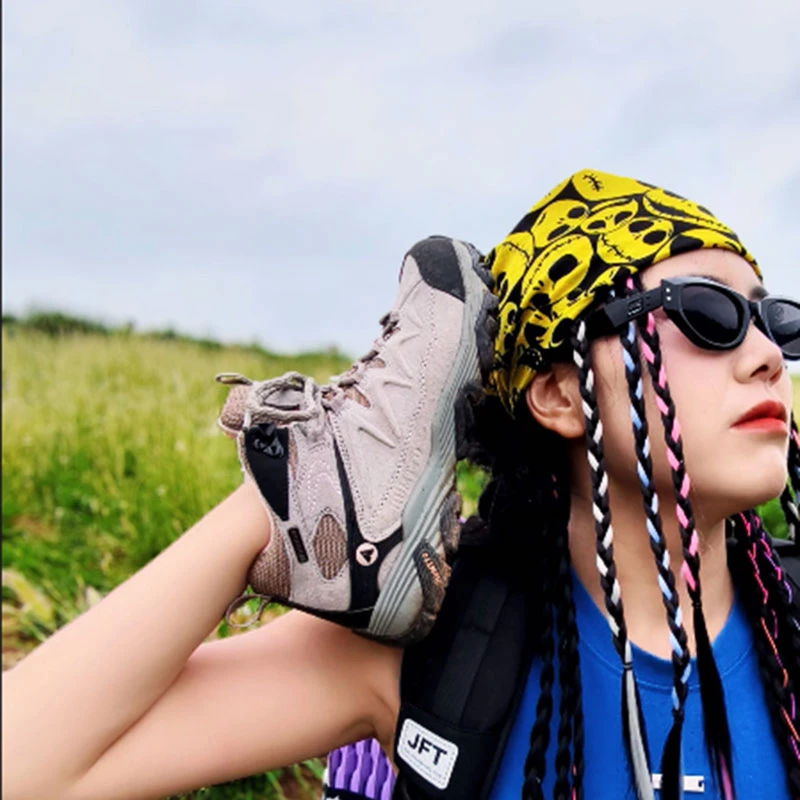 悍途登山鞋女款防水防滑耐磨雪山爬山专业户外运动越野中帮徒步鞋