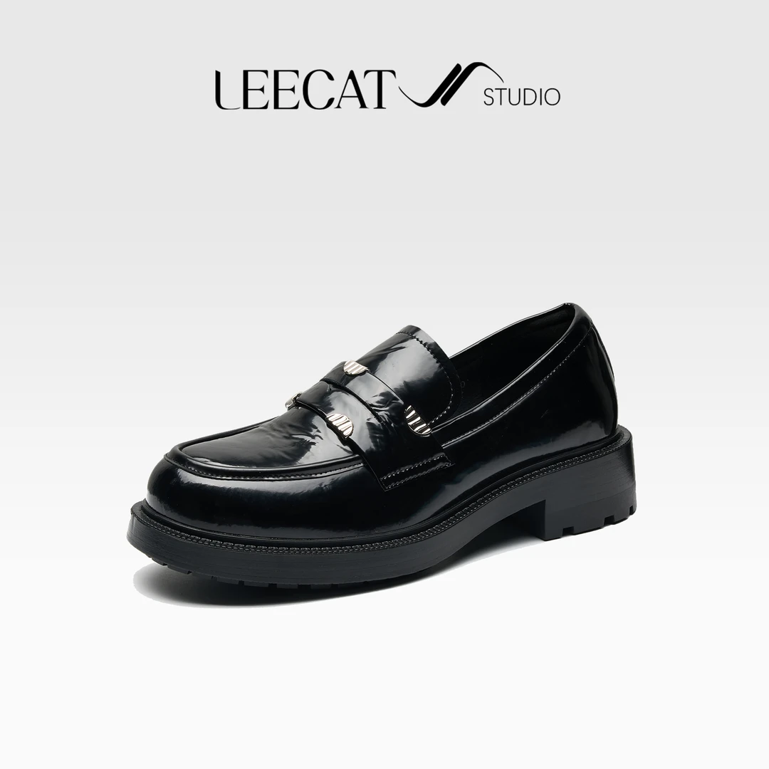LeeCat Studio | 2025秋季新款乐福鞋轻奢鞋子增高女鞋LES25A0226