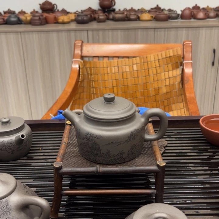茶壶紫砂天青250毫升全手工