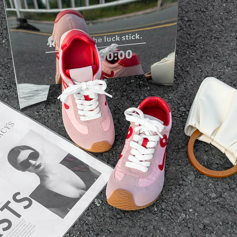 2025内增高明星同款阿甘鞋德训休闲时尚百搭复古潮鞋潮流新款